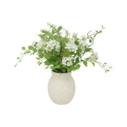 Faux Wildflower Floral Arrangement in Vase