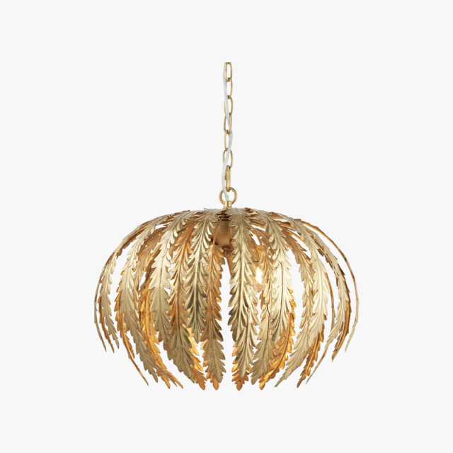 Arden leaf Golden Pendant