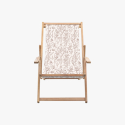 Rest-Easy Deck Chair in Rose Flora