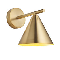 Jutt Wall Light in Warm Antique Brass