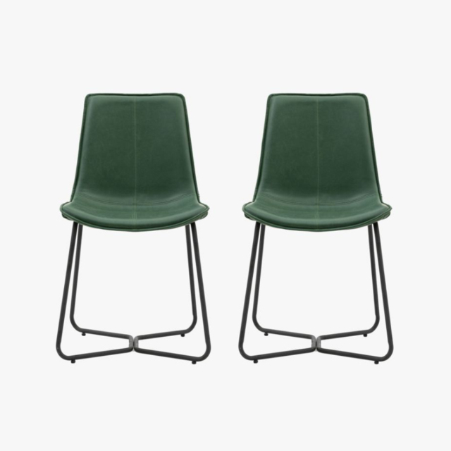 Weyburn Green Dining Chair, Set of 2