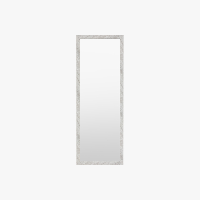 Verona Marbled Leaner Mirror in White