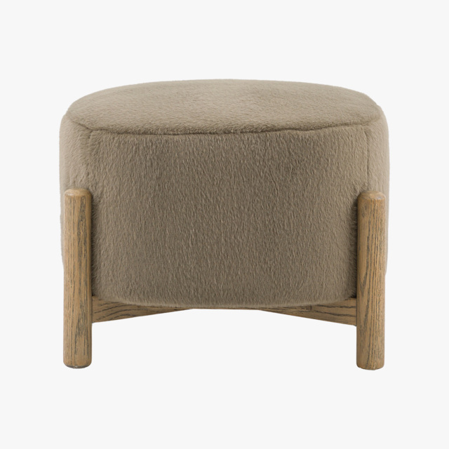 Relaxer Footstool in Khaki