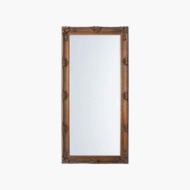 Clarissa Standing Mirror in Gold