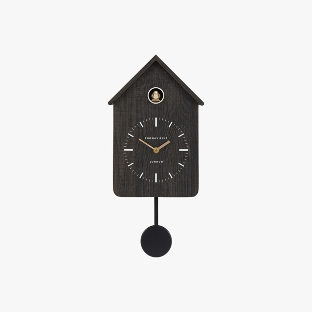 Loki Cuckoo Clock in Charcoal