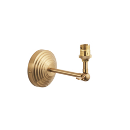 Staturet Wing Wall Fitting in Brushed Aged Brass