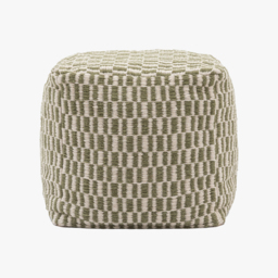 Amara Pouffe in Olive