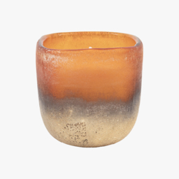 Glow 1 Wick Candle in Amber and Gold, Small