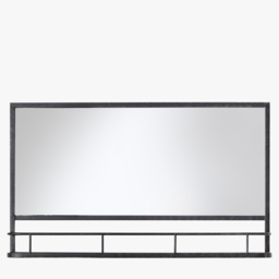 Rayden Grey Overmantel Mirror