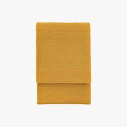 Marlow Knit Throw in Mustard