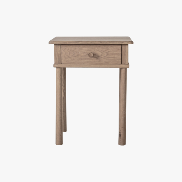 Rebecca Oak Bedside Table in Natural