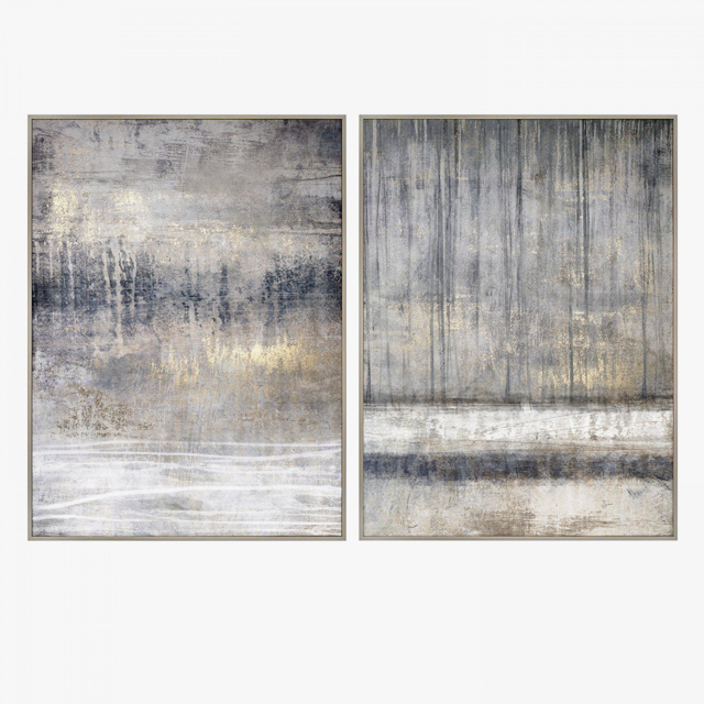 Stormy Duo Framed Canvas Wall Art