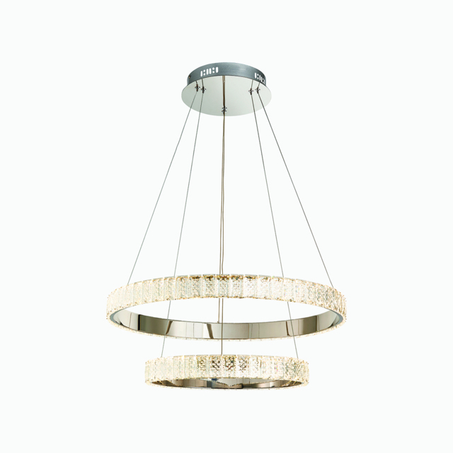 Valdis Contemporary Double Ring Pendant