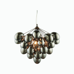 Thaddeus Glass Ceiling Pendant in Black