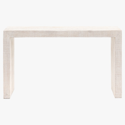 Seville Mango Console Table in Whitewash