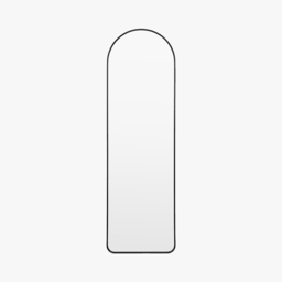 Glimpse Arch Mirror in Black