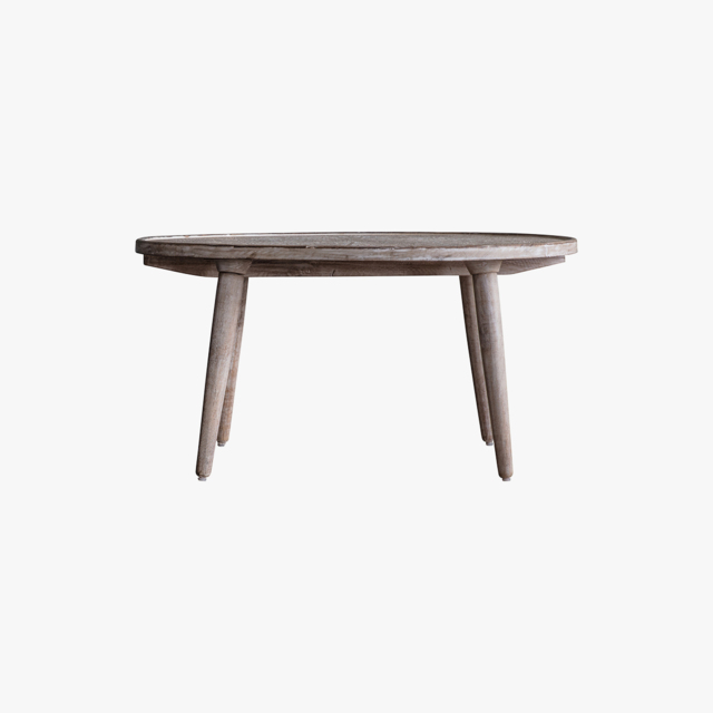 Payzac Patterned White Coffee Table