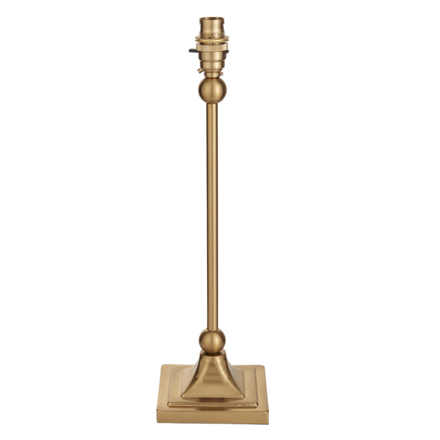 Lima Table Base Aged Brass