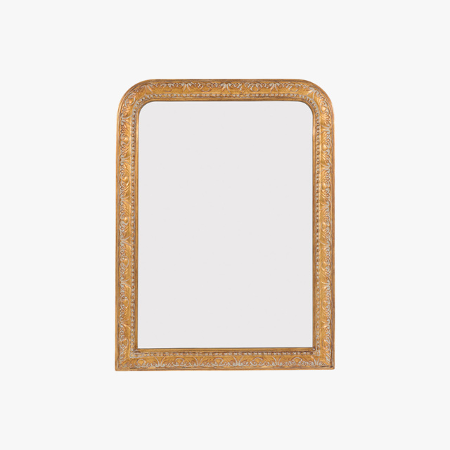 Firenze Arch Mirror in Gold