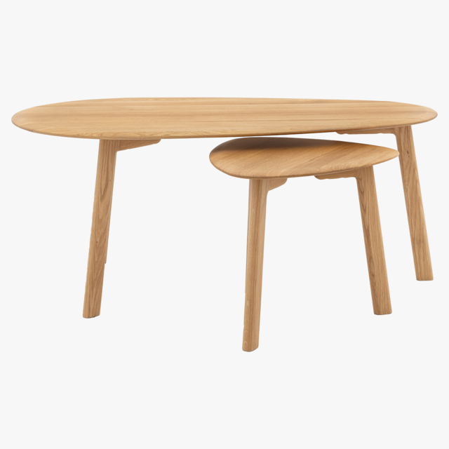 Menorca Oak Coffee Table Nest