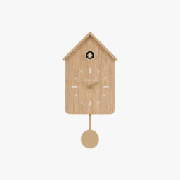Loki Cuckoo Clock in Oak