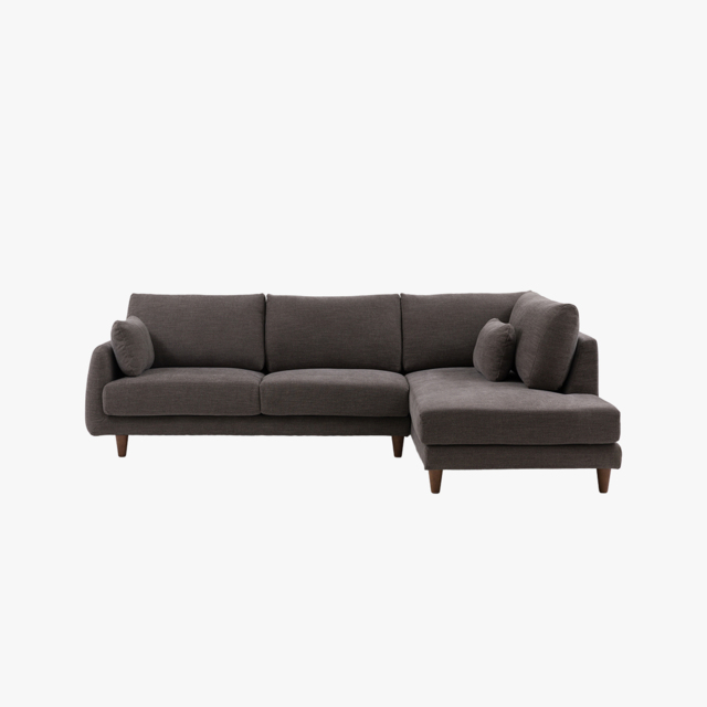 Snug Right Hand Chaise in Grey