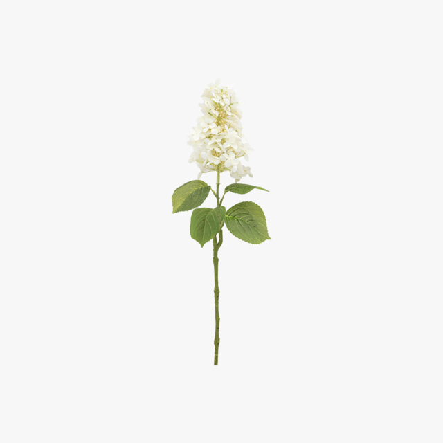 Faux Ivory Cone Hydrangea Stem, Set of 12