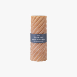 Entwine Pillar Candle in Amber Large Pack of 2
