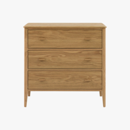 Alma 3 Drawer Chest of Drawers in Natural