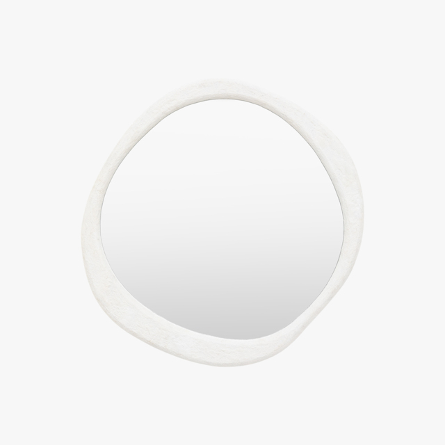 Blanco Pebble Mirror 2