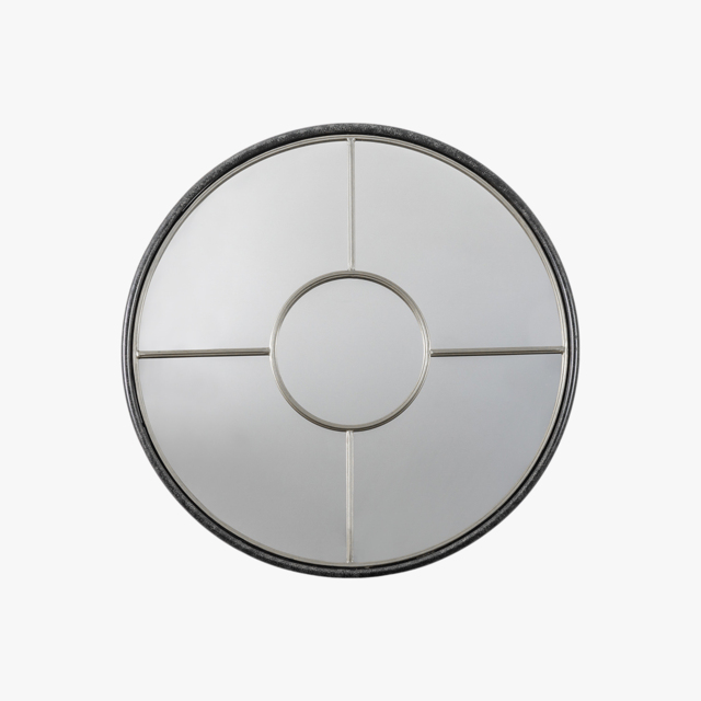 Portal Mirror in Silver, Large