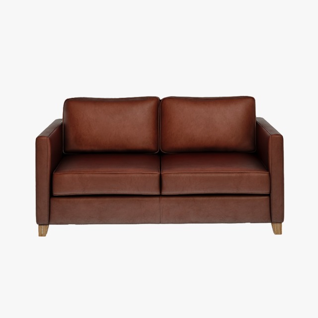 Hawthorne 2 Seater Sofa in Vintage Brown Leather