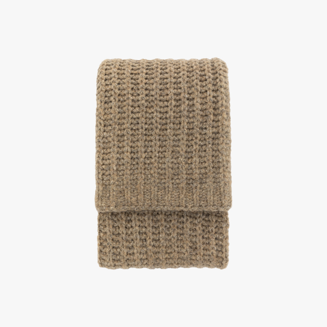 Bliss Knit Throw in Oatmeal