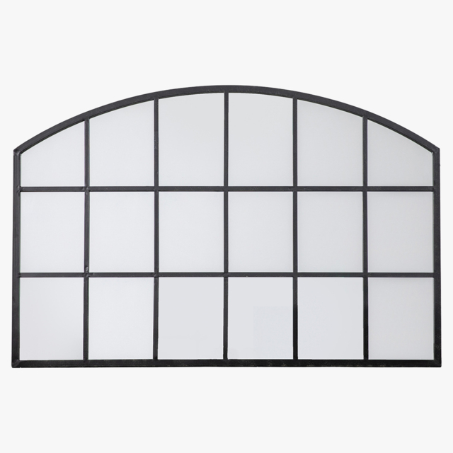 Glance Arch Mirror in Black, Large