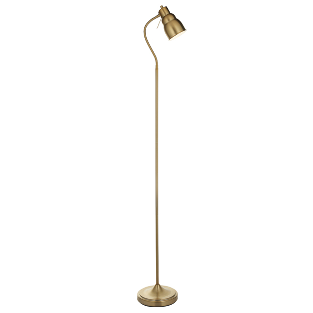 Kama Floor Task Light in Brass