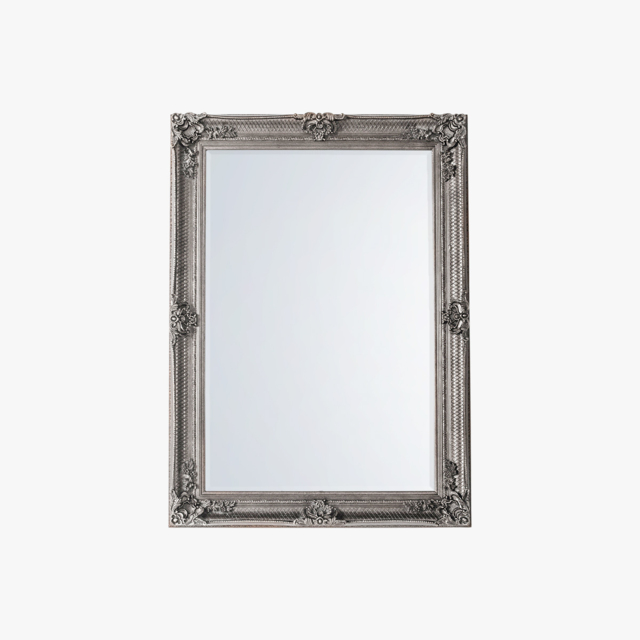 Clarissa Wall Mirror in Silver