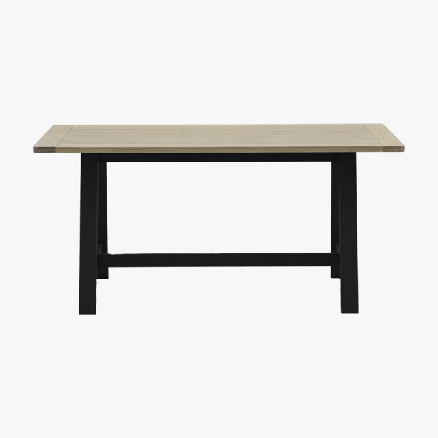 Harvest Trestle Dining Table in Meteor Large