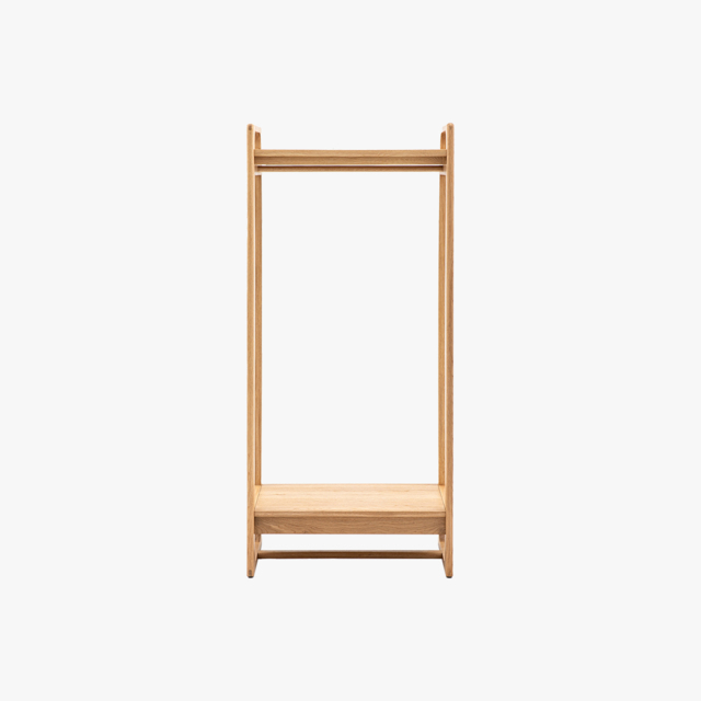 Whittle Open Wardrobe in Natural