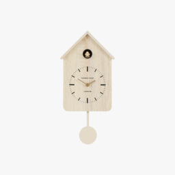 Loki Cuckoo Clock in Washed Oak