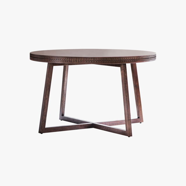 Sadie Round Dining Table in Mango Wood - 4 Seater