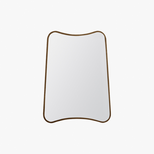 Ari Rectangle Mirror in Gold