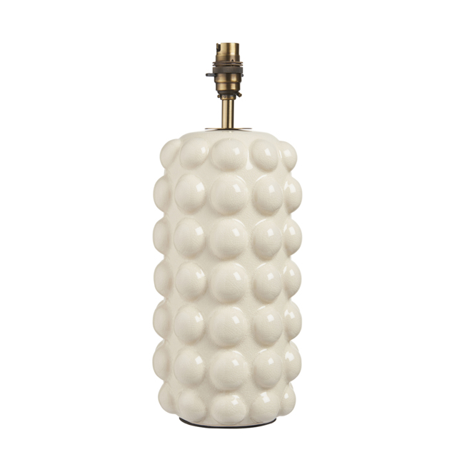 Benedict Table Base White/Warm Brass