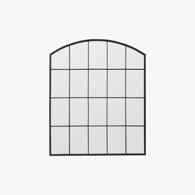 Platt Arch Mirror in Black
