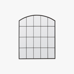 Platt Arch Mirror in Black