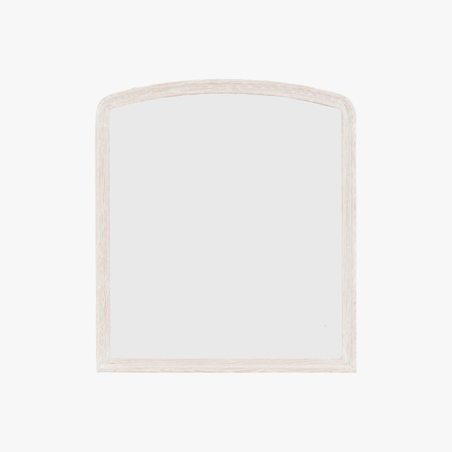 Malmo Overmantle Mirror in Limed Oak