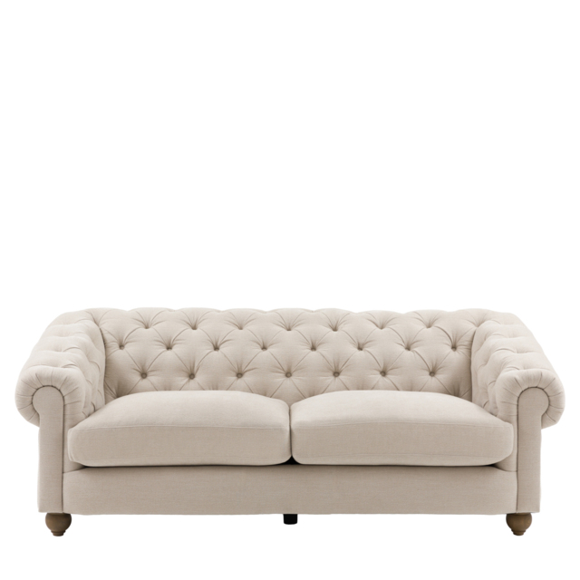 Heritage 3 Seater Sofa in Cream