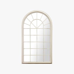 Fenella Outdoor Mirror in Weathered White