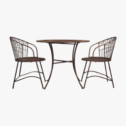 High Tea Outdoor Bistro Set in Noir