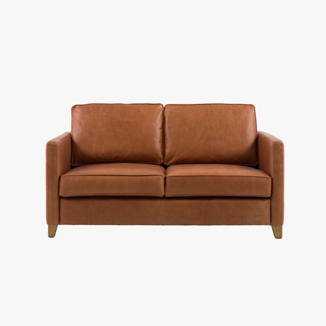 Hawthorne 2 Seater Sofa in Tan Leather