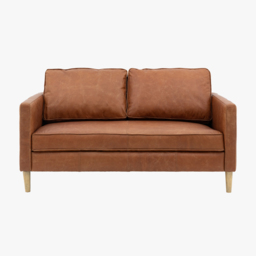 Citadel 2 Seater Leather Sofa in Vintage Brown